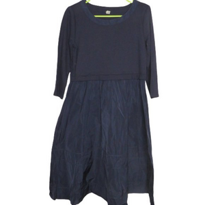 Il‎ Vento e La Seta blue dress sz L